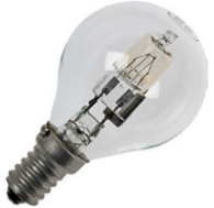 E14 Sphérique Eco-halogène 42 WATT = 60 WATT