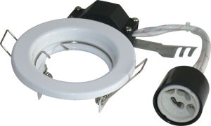 Encastrable rond fixe GU10 blanc