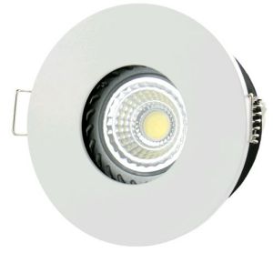 Encastrable rond fixe GU10 blanc IP65