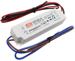 12 VOLT DC, 20 WATT, étanche IP67