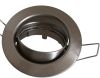 Encastrable rond orientable GU10 nickel satiné