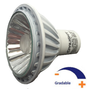 400 lumens, 7 WATT, Blanc pur 5 000 K, Gradable