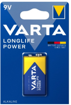 559862 Pile alcaline VARTA LONGLIFE POWER 6LR61 9V