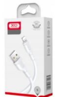 827848 Câble USB IPhone Lightning, charge & data, 2,1A, blanc, XO